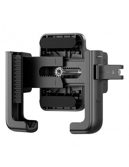 
Motociklo telefono laikiklis su smūgius sugeriančiu laikikliu veidrodėliui - juodas
