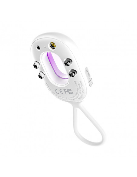 
Paslėptos kameros detektorius su signalizacija, mini žibintuvėlis, USB-A - USB-C laidas - baltas
