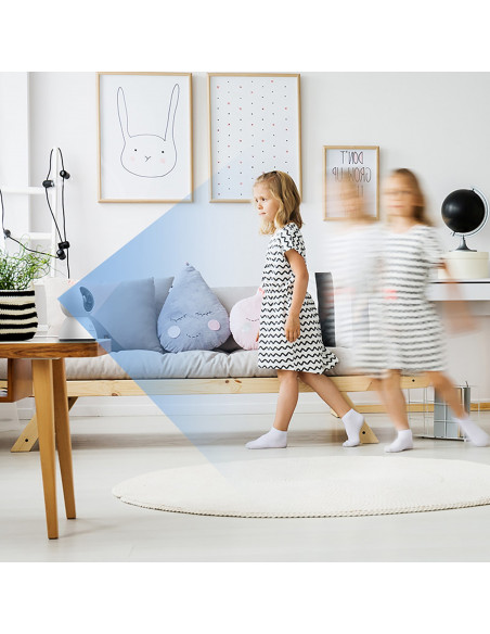 
„Security P1“ vidinė kamera su „MicroSD“ kortele, „Wi-Fi 3K“ stebėjimu – balta
