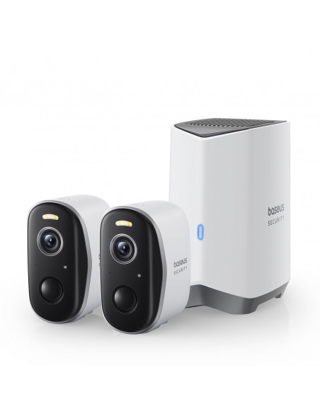 
Lauko stebėjimo rinkinys su 2 2K kameromis ir 16 GB „Wi-Fi“ – baltas
