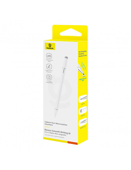 
„Smooth Writing III“ 3 viename pasyvus rašiklis, magnetinė versija – baltas
