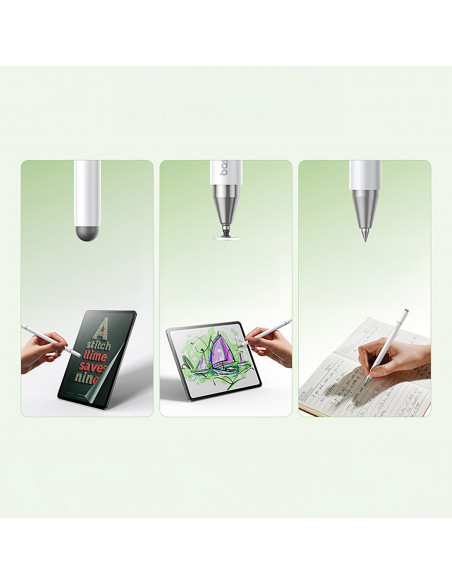 
„Smooth Writing III“ 3 viename pasyvus rašiklis, magnetinė versija – baltas
