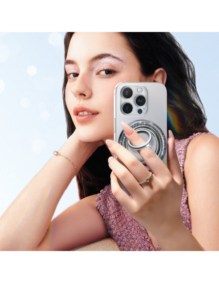 
Magnetinis telefono žiedo laikiklis - juodas
