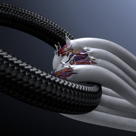 
USB-C 100W 1,2 m ekrano kabelis – juodas
