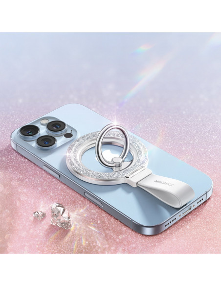 
Magnetinis telefono žiedo laikiklis - baltas
