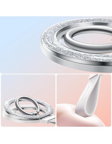 
Magnetinis telefono žiedo laikiklis - baltas
