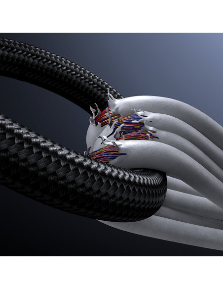 
USB-C ekrano kabelis – „iPhone Lightning“ 30 W, 1,2 m – juodas
