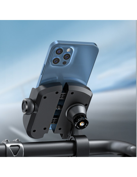 
Telefono laikiklis dviračiui, motociklui, motoroleriui 4,7–7 colių – juodas
