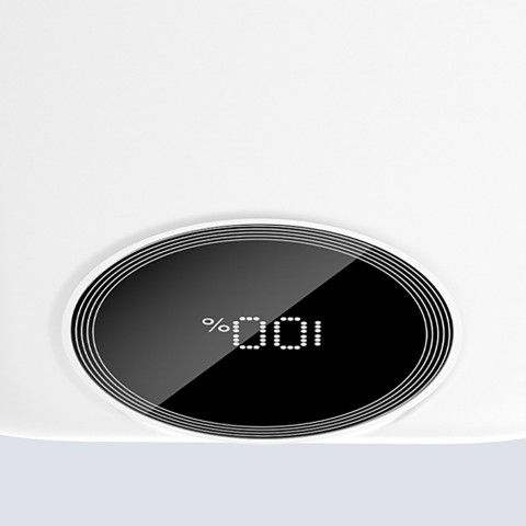 
K13 Pro 20000mAh išorinė baterija su integruotu laidu – balta
