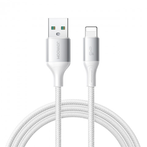 
USB-A - iPhone Lightning 3A kabelis 2 m - baltas
