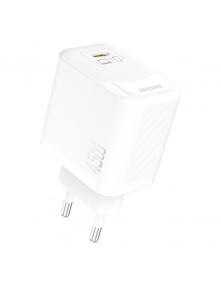 
GaN sieninis įkroviklis su USB-C laidu, 45 W – baltas
