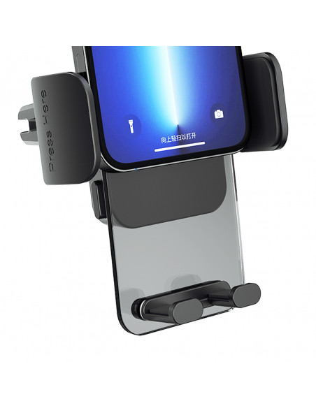 
Automobilinis telefono laikiklis, skirtas prietaisų skydeliui arba priekiniam stiklui
