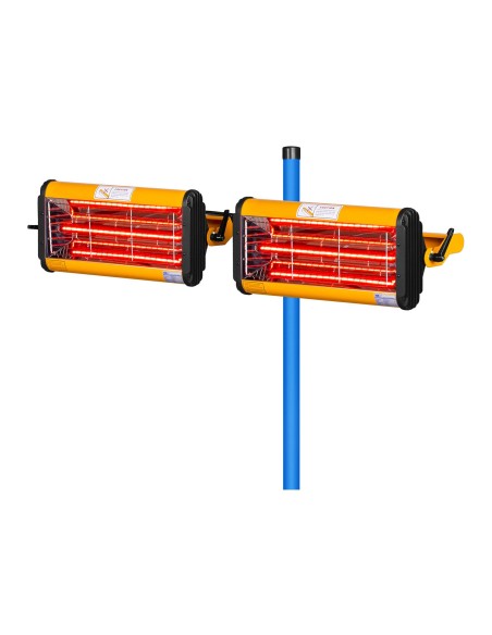 Dažų infraraudonųjų spindulių šilumos radiatorius dažams džiovinti ant stovo 2200W IR-DRYER2000.2