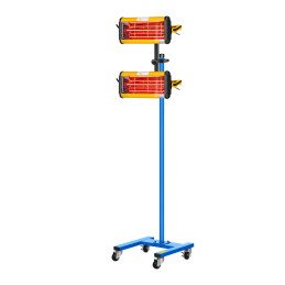 Dažų infraraudonųjų spindulių šilumos radiatorius dažams džiovinti ant stovo 2200W IR-DRYER2000.2