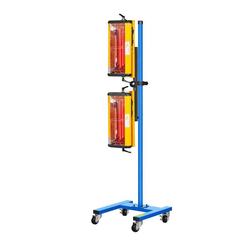 Dažų infraraudonųjų spindulių šilumos radiatorius dažams džiovinti ant stovo 2200W IR-DRYER2000.2