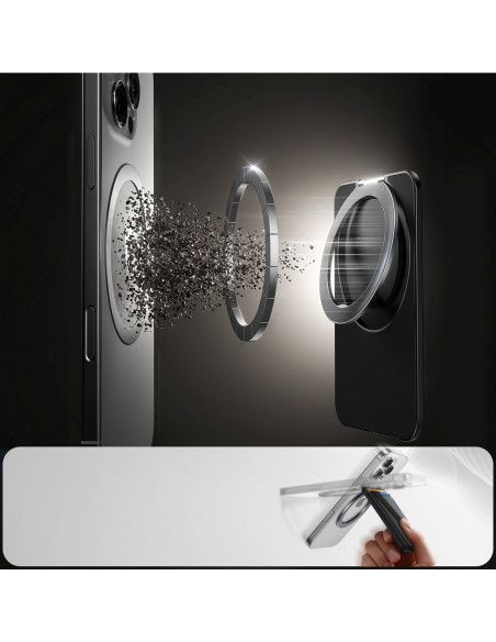 
Magnetinė piniginė 3 kortelėms, suderinama su „MagSafe“ - juoda
