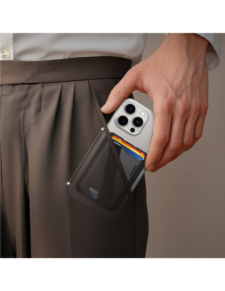 
Magnetinė piniginė 3 kortelėms, suderinama su „MagSafe“ - juoda
