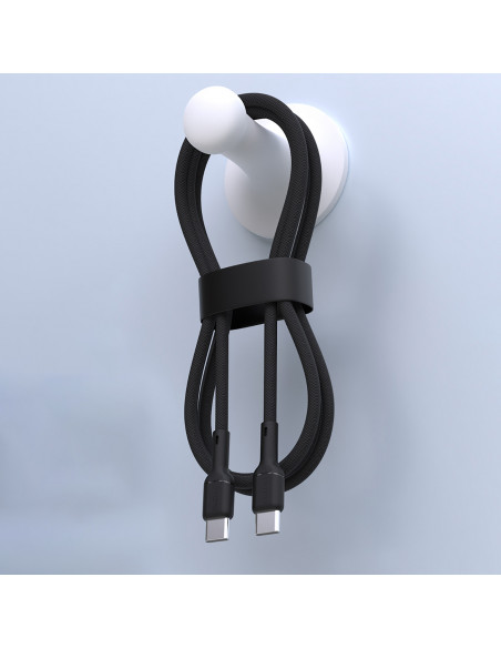 
USB-C 65W 2m kabelis – juodas
