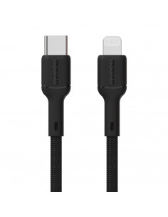 
USB-C – iPhone Lightning 30W 1m laidas – juodas
