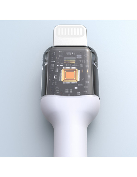 
USB-C – iPhone Lightning 30W 1m laidas – baltas
