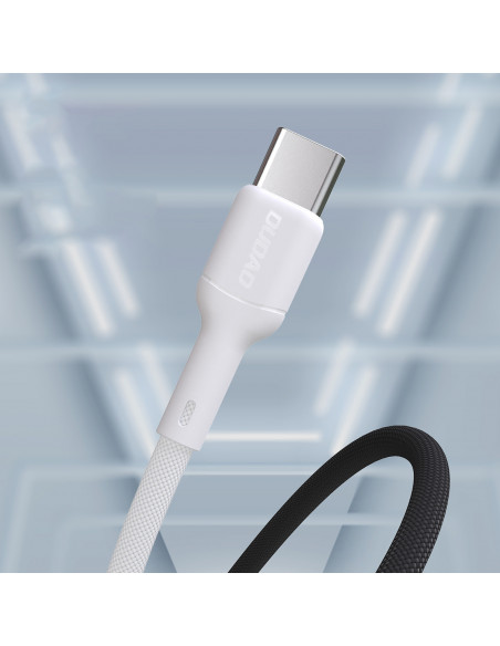 
USB-A - USB-C 5A 1 m kabelis - baltas
