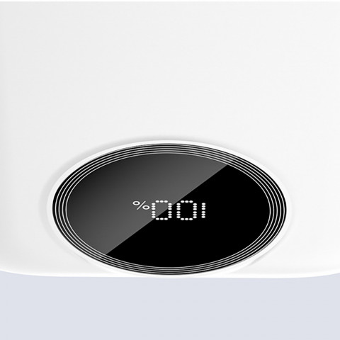 
K13 10000mAh išorinė baterija su integruotu laidu – balta
