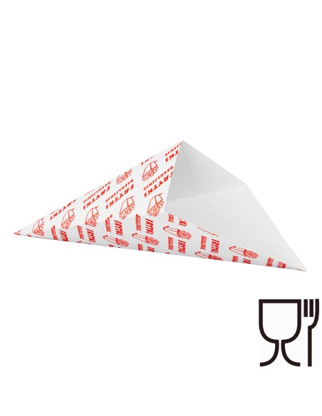 Pakavimo kūgis belgiškoms bulvytėms DIDELIS 18x30,5cm talpos 300g 100vnt. Pakavimo kūgis belgiškoms bulvytėms DIDELIS 18x30,5cm talpos 300g 100vnt.