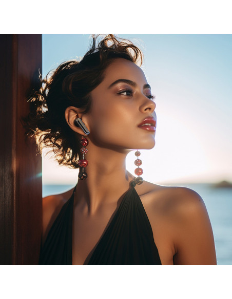 
U21 TWS ANC ENC belaidės „Bluetooth“ ausinės – juodos
