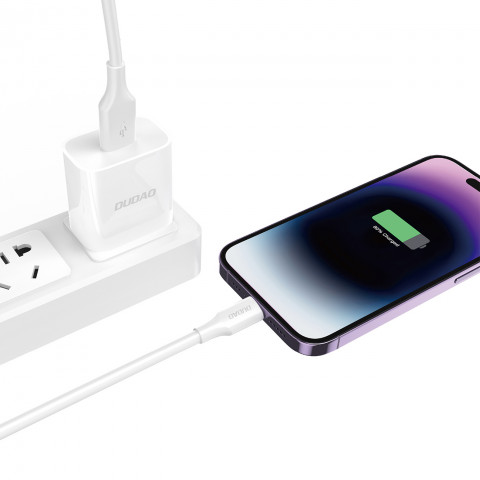 
USB-A - iPhone Lightning 6A laidas 1.2m - baltas
