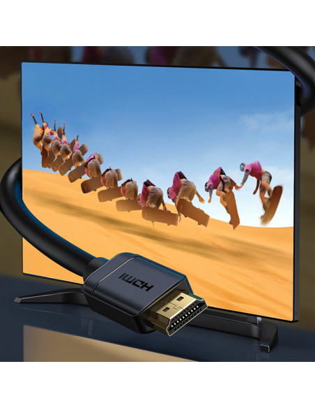 
HDMI didelės raiškos 2.0 kabelis, 5 m, juodas
