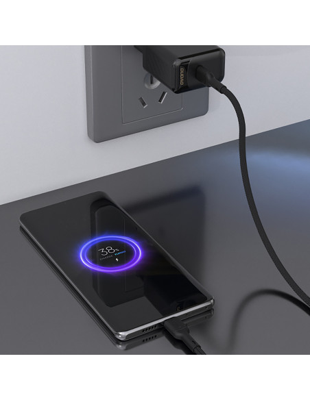 
USB-C – iPhone Lightning 30W 1m laidas – juodas
