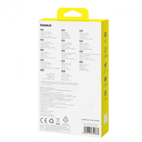 
Pudding USB-C 100W 2m laidas – violetinis
