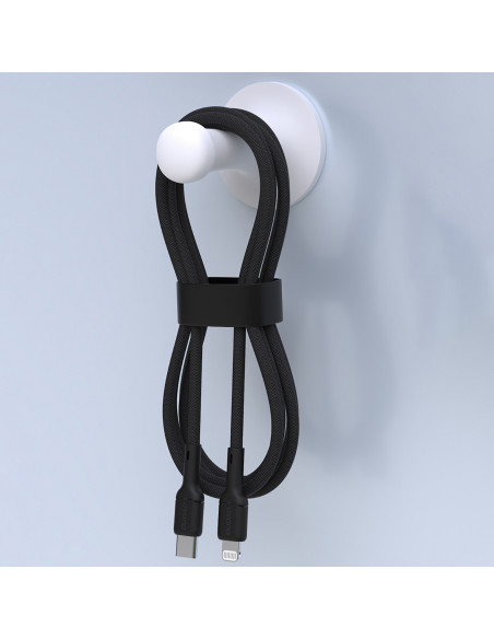 
USB-C – iPhone Lightning 30W 2m laidas – juodas
