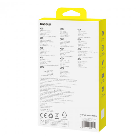 
Pudding USB-A USB-C 100W 2m kabelis – mėlynas
