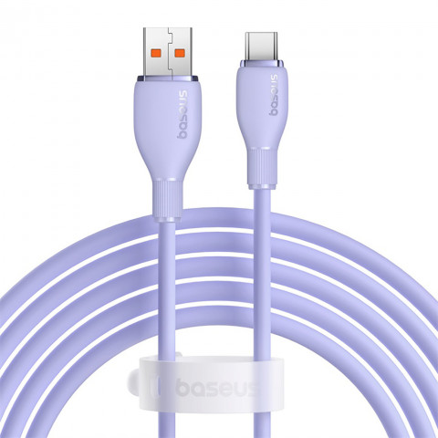 
Pudding USB-A USB-C 100W 2m kabelis – violetinis
