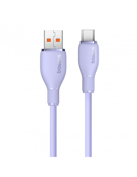 
Pudding USB-A USB-C 100W 2m kabelis – violetinis
