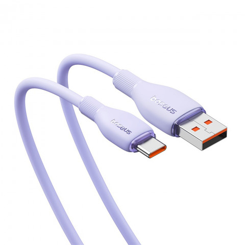 
Pudding USB-A USB-C 100W 2m kabelis – violetinis
