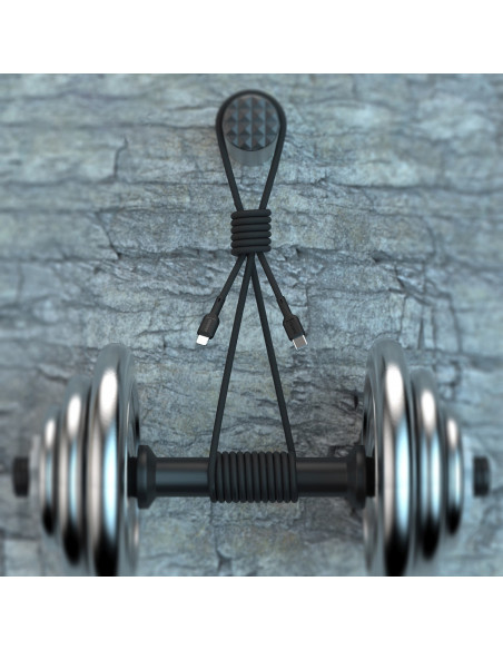 
USB-C PD 240W 1,2 m laidas – juodas
