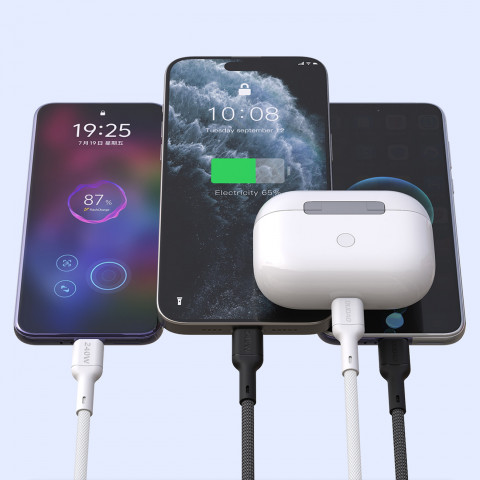 
USB-C PD 240W 1,2 m laidas – juodas
