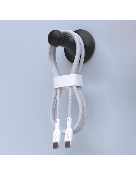 
USB-C PD 240W 2m laidas – baltas
