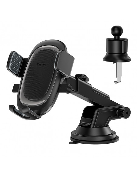 
Automobilinis laikiklis su siurbtuku ir grotelių kabliuku 5,4–7,2 colio telefonams
