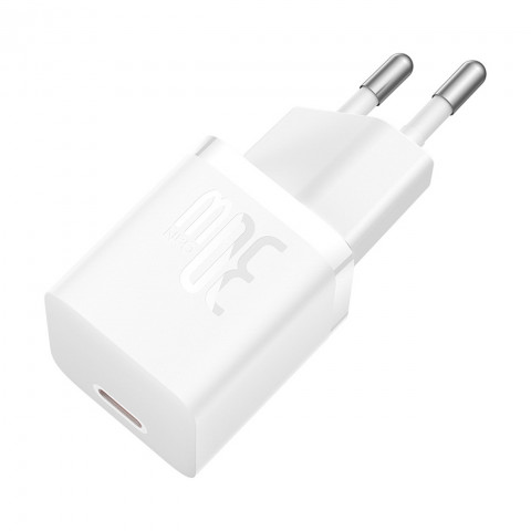 
GaN5 USB-C 30W mini sieninis įkroviklis – baltas
