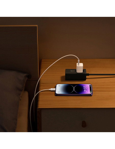 
GaN5 USB-C 30W mini sieninis įkroviklis – baltas
