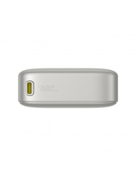 
20000mAh 65W nešiojama baterija su ištraukiamu USB-C laidu – pilka
