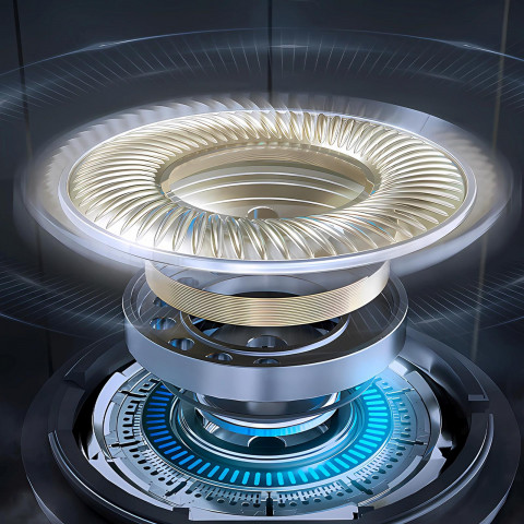 
U21 TWS ANC ENC belaidės „Bluetooth“ ausinės – baltos
