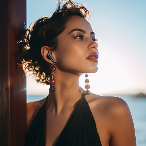 
U21 TWS ANC ENC belaidės „Bluetooth“ ausinės – juodos
