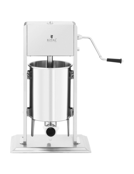 Stuffer filler vertikalus rankinis dešrų purkštuvas 10 l + 4 piltuvėliai