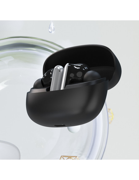 
U21 TWS ANC ENC belaidės „Bluetooth“ ausinės – juodos
