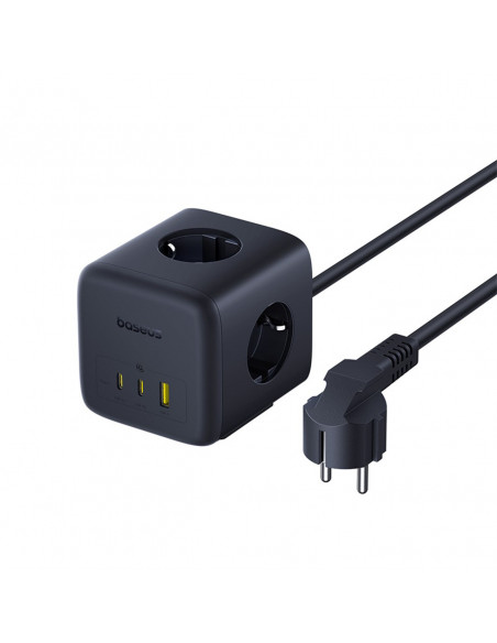 
Maitinimo blokas, kubinis, USB-A, USB-C, lizdas EU, 67W, 1,5 m
