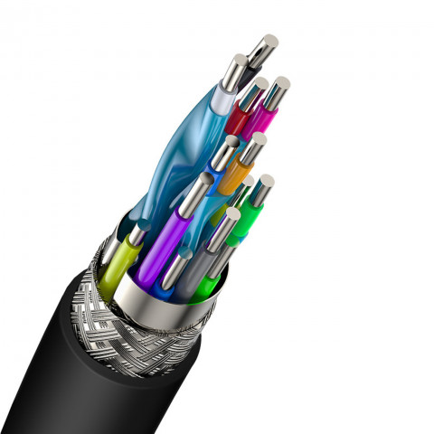 
HDMI didelės raiškos 2.0 kabelis, 5 m, juodas
